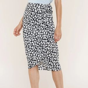 Heartloom Shelby Floral Print Faux Wrap Skirt